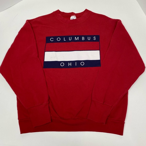 Vintage 90s Columbus Ohio Crewneck - Picture 1 of 3